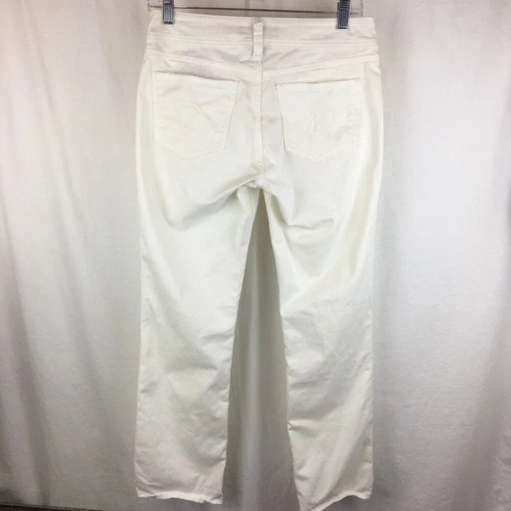 Silver Jeans White Suki Capri Cotton Pants 27 - Picture 4 of 9